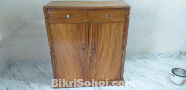 সেগুন কাঠ জুতার রেক